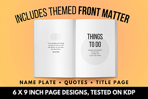 38 KDP Journal Template Bundle