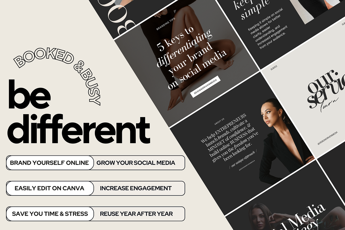 Instagram Templates for Canva, a Social Media Template by Design Driven Media (Photo 7 of 10)