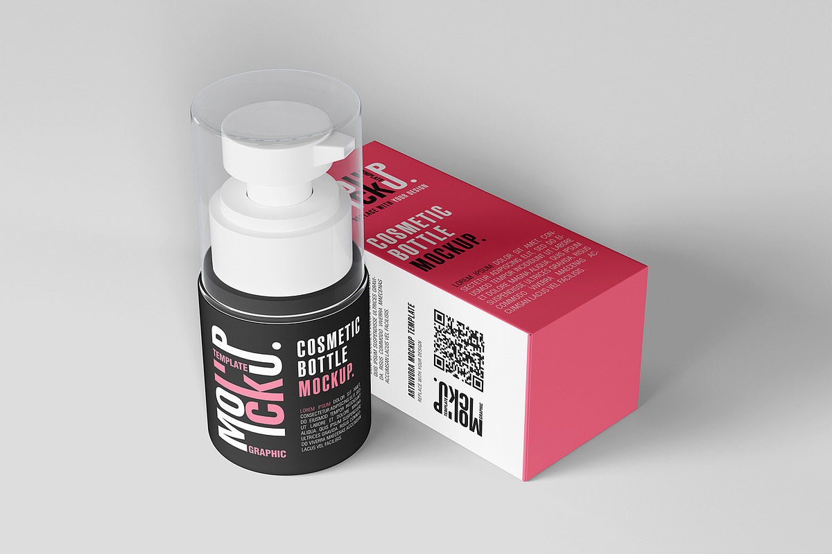 Cosmetic - Bottle Mockup Sets, a Packaging Mockup by Artnivora.Std (Photo 2 of 4)
