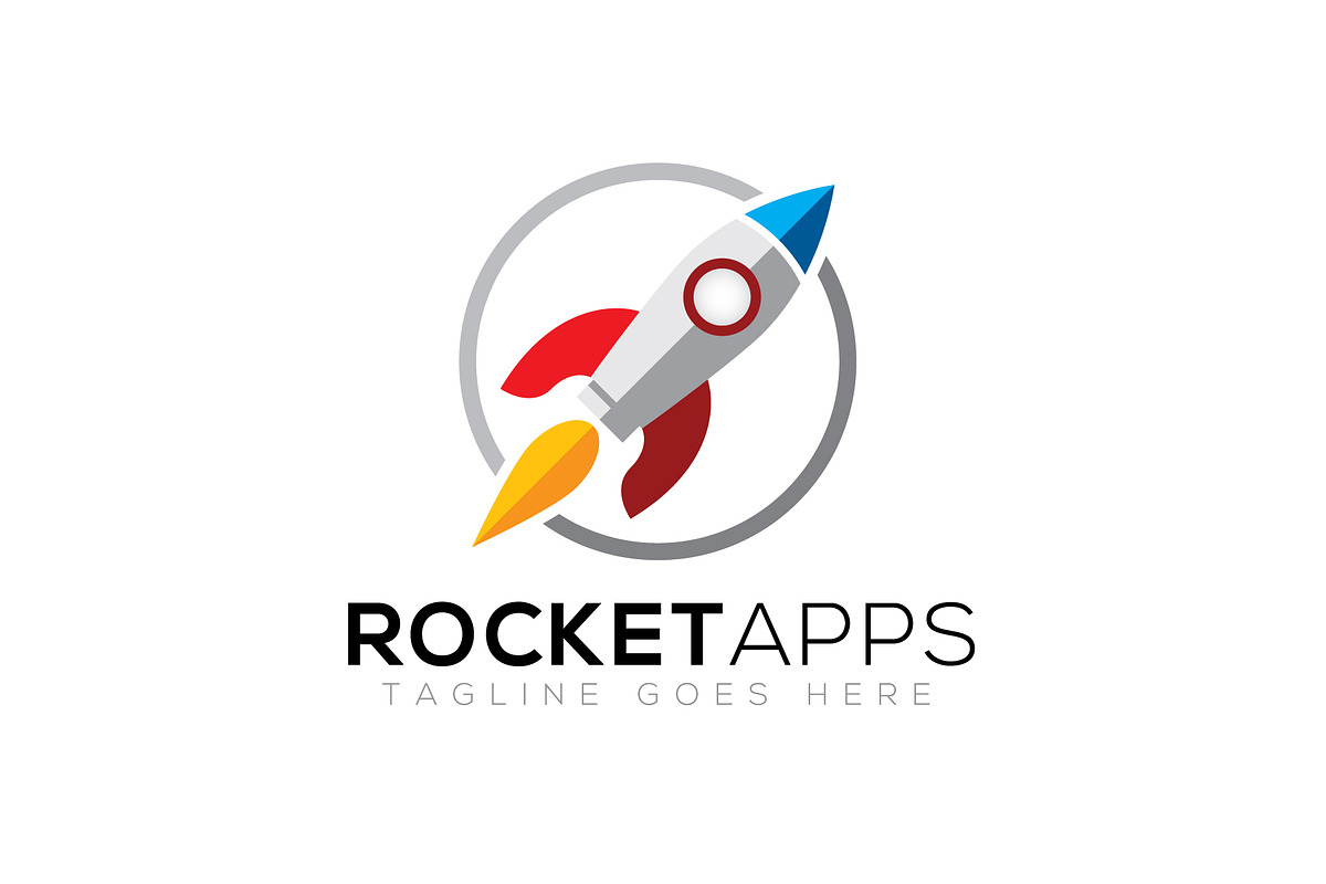 Rocket Apps Logo, a Branding & Logo Template by Maximum Designstudio (Photo 3 of 3)