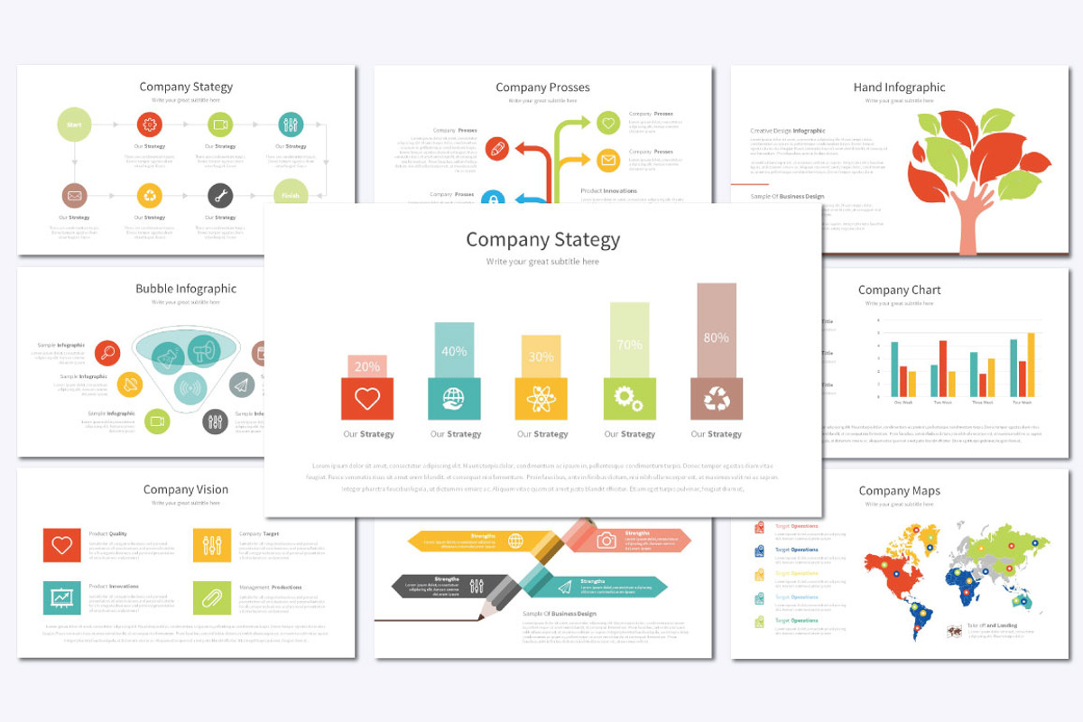 Multipurpose PowerPoint Template, a Presentation Template by Graphicslide (Photo 2 of 5)