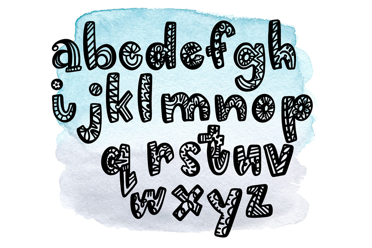George Lincoln - A Silly Drawn Font preview 4