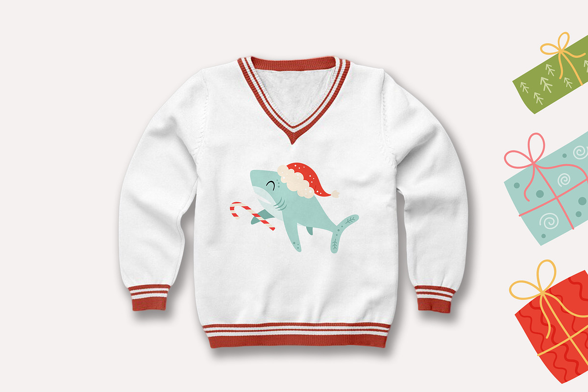 Christmas under the sea, an Animal Illustration by JulzaArt (Photo 4 of 6)