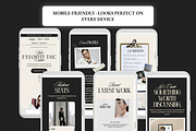 Canva Website Template UGC Creator, a Marketing Template by AtelierDuVow (Thumbnail 10 of 10)