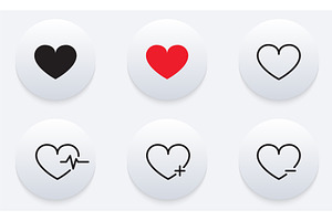 Collection of Hearts Icon, an Outline Icon by Vector Creator
