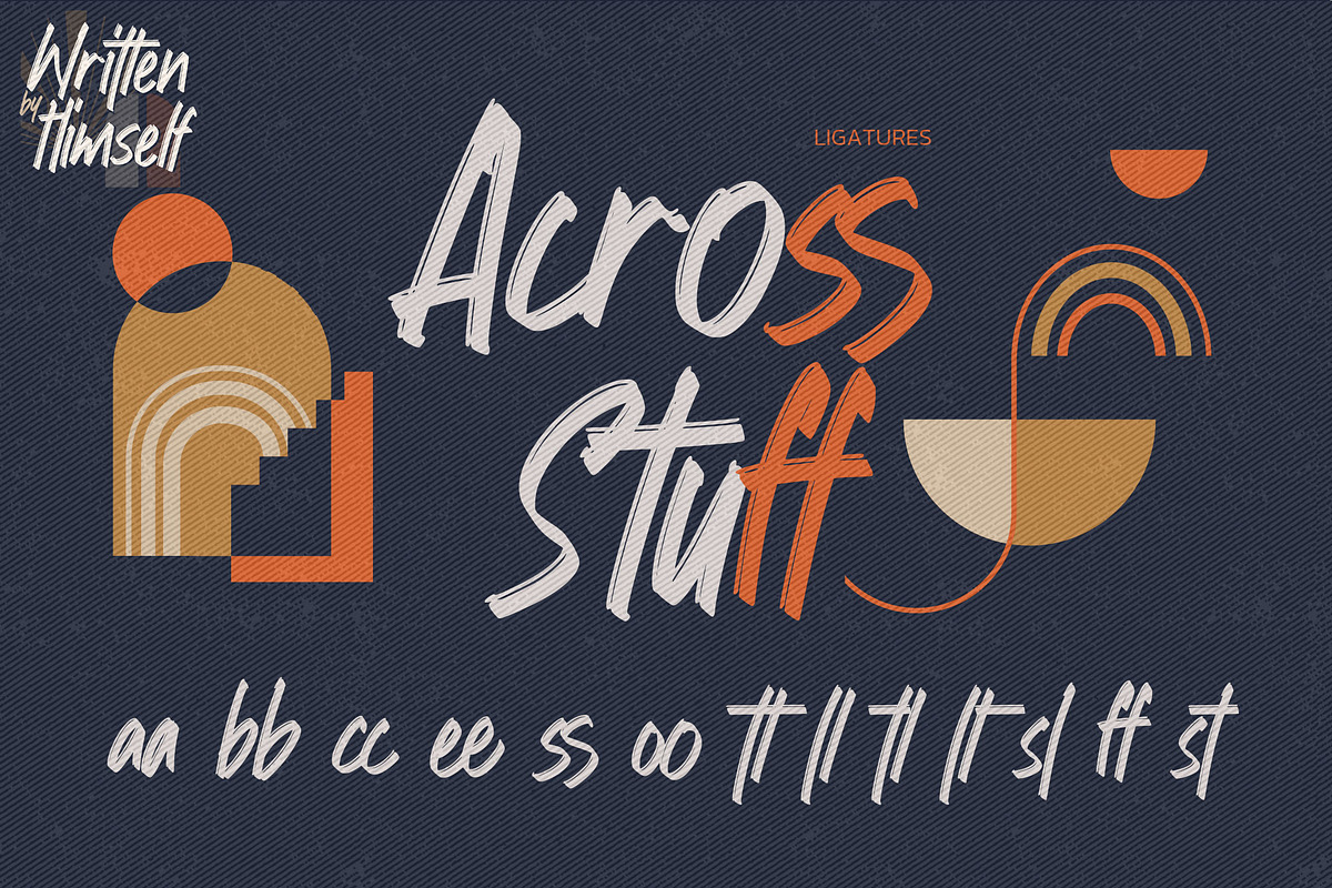 Written by Himself - Brush Display, a Font by Gassstype (Photo 8 of 8)