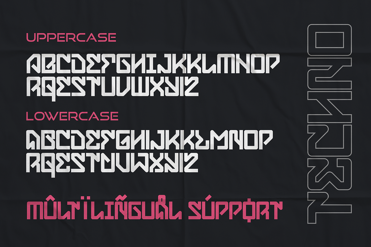 Synthetix - Futuristic Techno Font, a Symbol Font by figuree studio (Photo 5 of 8)