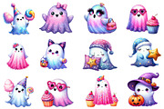 Boho Halloween Trick or Treat Clipar, an Illustration by Designworld (Thumbnail 4 of 6)