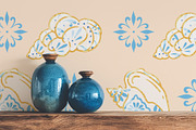 Azulejo Portuguese Shells, a Pattern Graphic by Carpet Tapete Pretzel (Thumbnail 15 of 24)