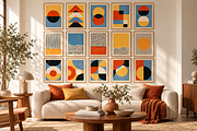 Geometric Printable Wall Art Prints, a Background Graphic by C Design Studio (Thumbnail 3 of 17)