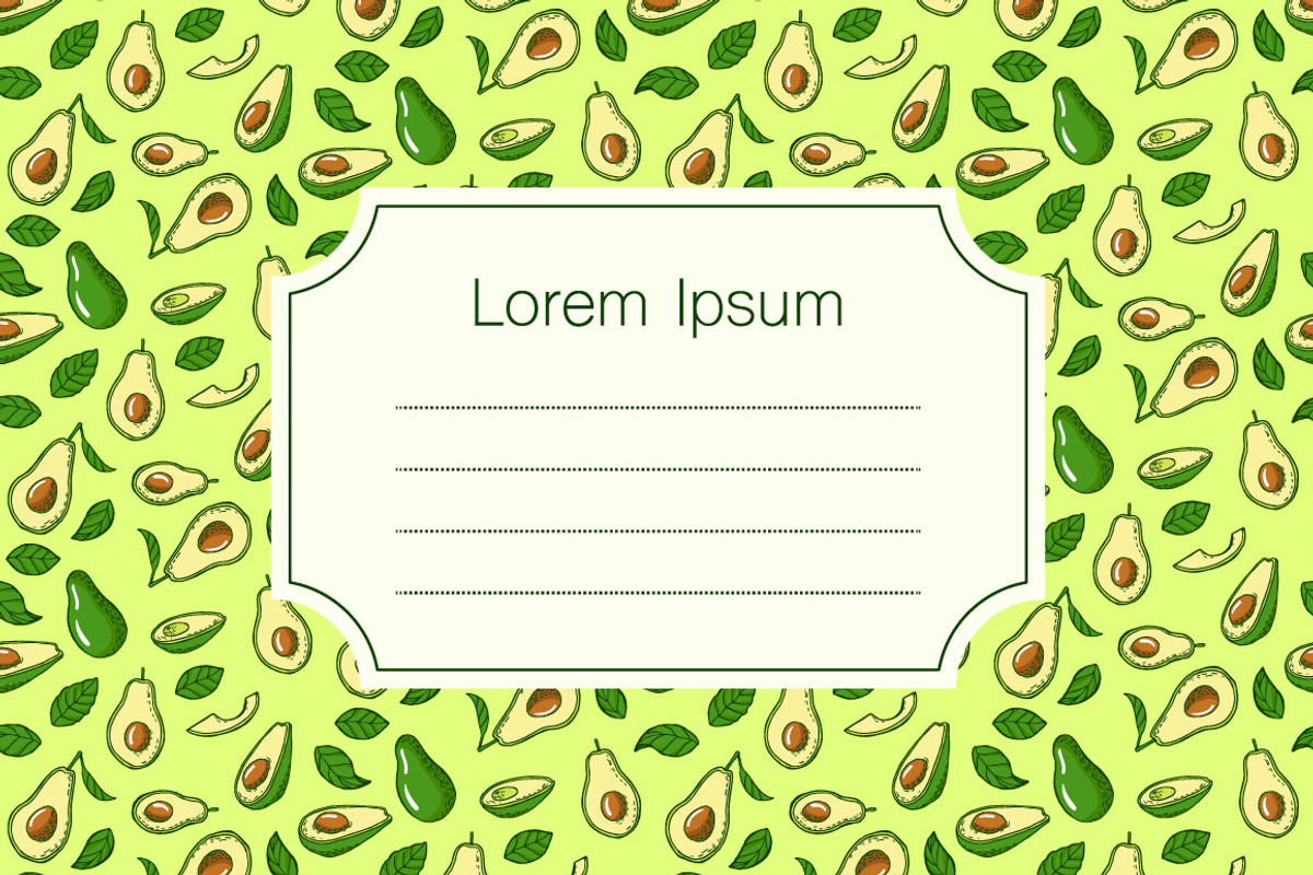 Avocado, a Pattern Graphic by merion_merion (Photo 3 of 4)