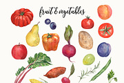 Fresh Off the Market Farm Watercolor, a Food Illustration by Catch the Dream Art (Thumbnail 6 of 12)