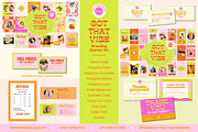 Funky Social Media & Brand Kit, a Branding & Logo Template by Hell Yeah Designs (Thumbnail 1 of 15)