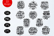 Love SVG Bundle. Valentine’s Day SVG, an Object Graphic by rinaletters (Thumbnail 5 of 8)