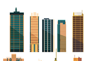 City Buildings Set