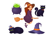 Cute Halloween character collection, a Seasonal Illustration by Yayasya (Thumbnail 2 of 3)
