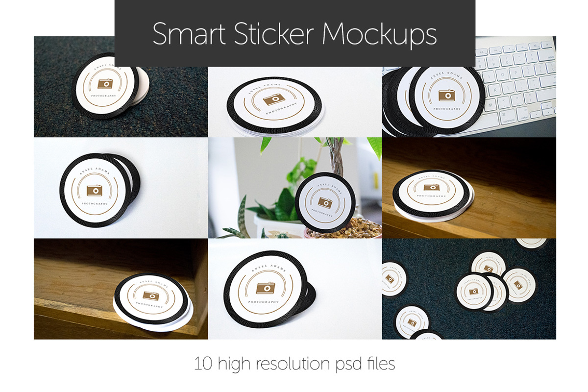 Sticker Mockups Smart Art, a Product Mockup by Studio Meraki (Photo 2 of 5)