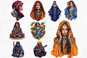 Morocco Travel clipart Set, a Decorative Illustration by ThatsDesignArt (Thumbnail 6 of 10)