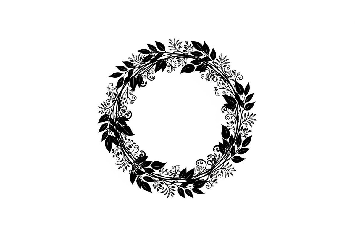 Botanical Floral Wreath SVG Bundle, an Illustration by Designs_River (Photo 11 of 31)