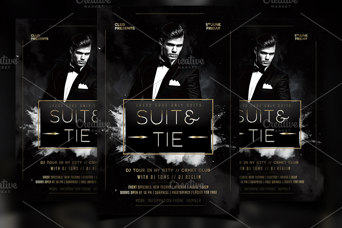 Suit and Tie, a Flyer Template by Basez Flyers (Photo 3 of 4)