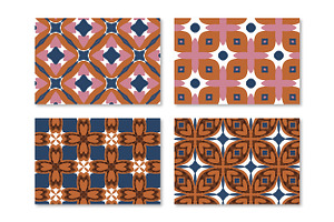 STIANO Geometric Seamless Patterns.