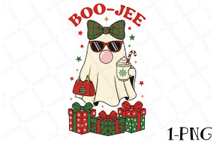 Boojee Christmas Fashion Ghost, an Illustration by DreamPrint404