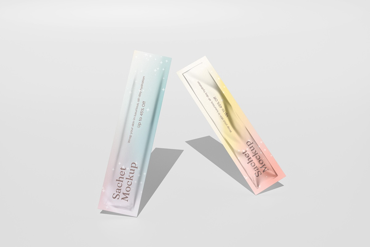 Sachet Mockup, a Packaging Mockup by Pexelyou (Photo 6 of 8)