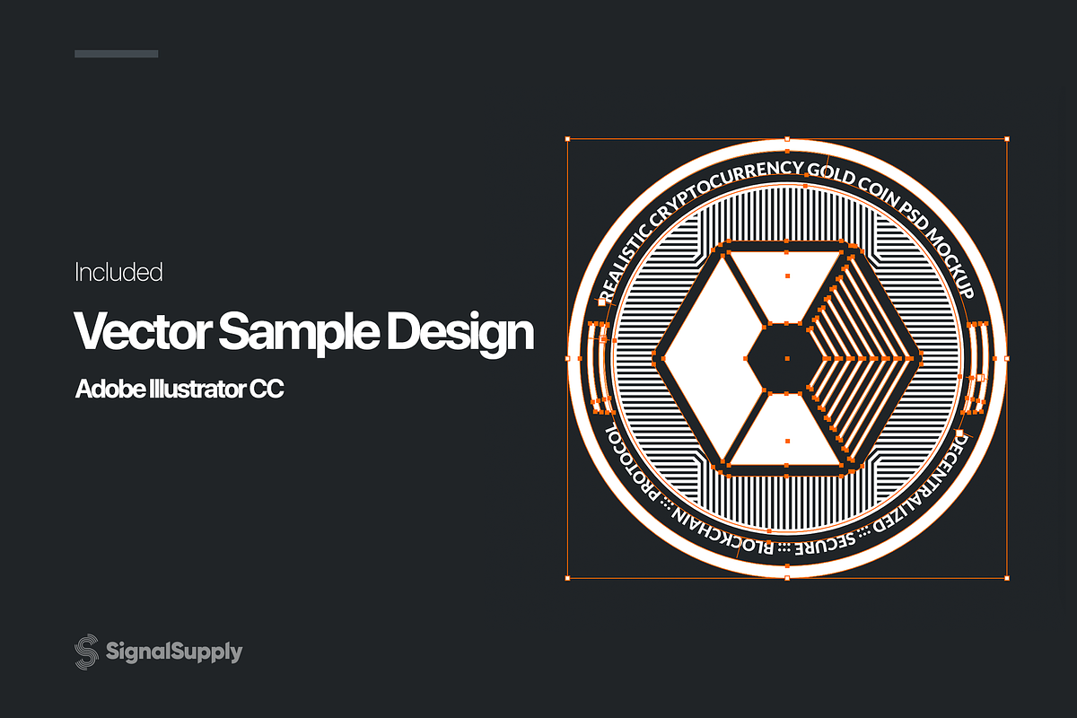 Coin Mockup PSD, a Mockup by SignalSupply (Photo 4 of 5)