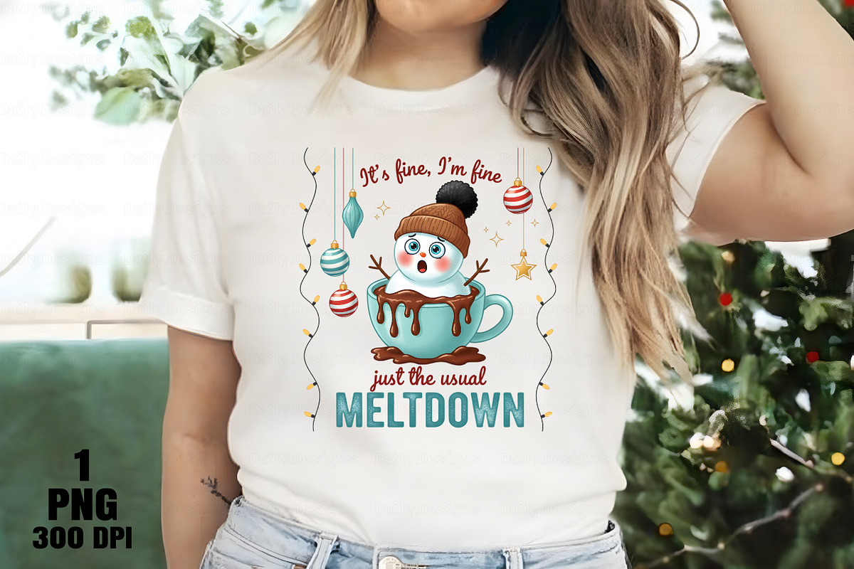 Funny Christmas Snowman Png, an Illustration by Daily.Designs (Photo 9 of 10)