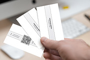 Simple QR Code Business Card 45, a Business Card Template by ND Design (Thumbnail 5 of 7)