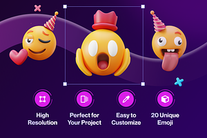 Emoty - 3D Party Emoji