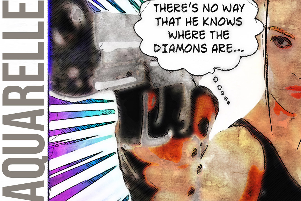 Aquarelle Comic Book Creator, an Action Add-On by the little wonder shop (Photo 5 of 5)