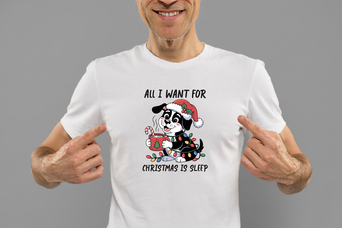Sarcastic Christmas Funny Dog Coffee, an Illustration by Daily.Designs (Photo 2 of 5)