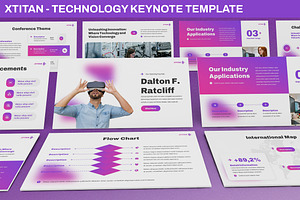 Xtitan - Technology Keynote, a Presentation Template by SlideFactory