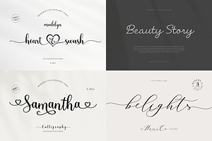 25 Modern Handwriting Font Bundle