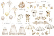 Teddy bear neutral gender clipart., an Animal Illustration by Solo Art Original (Thumbnail 4 of 8)