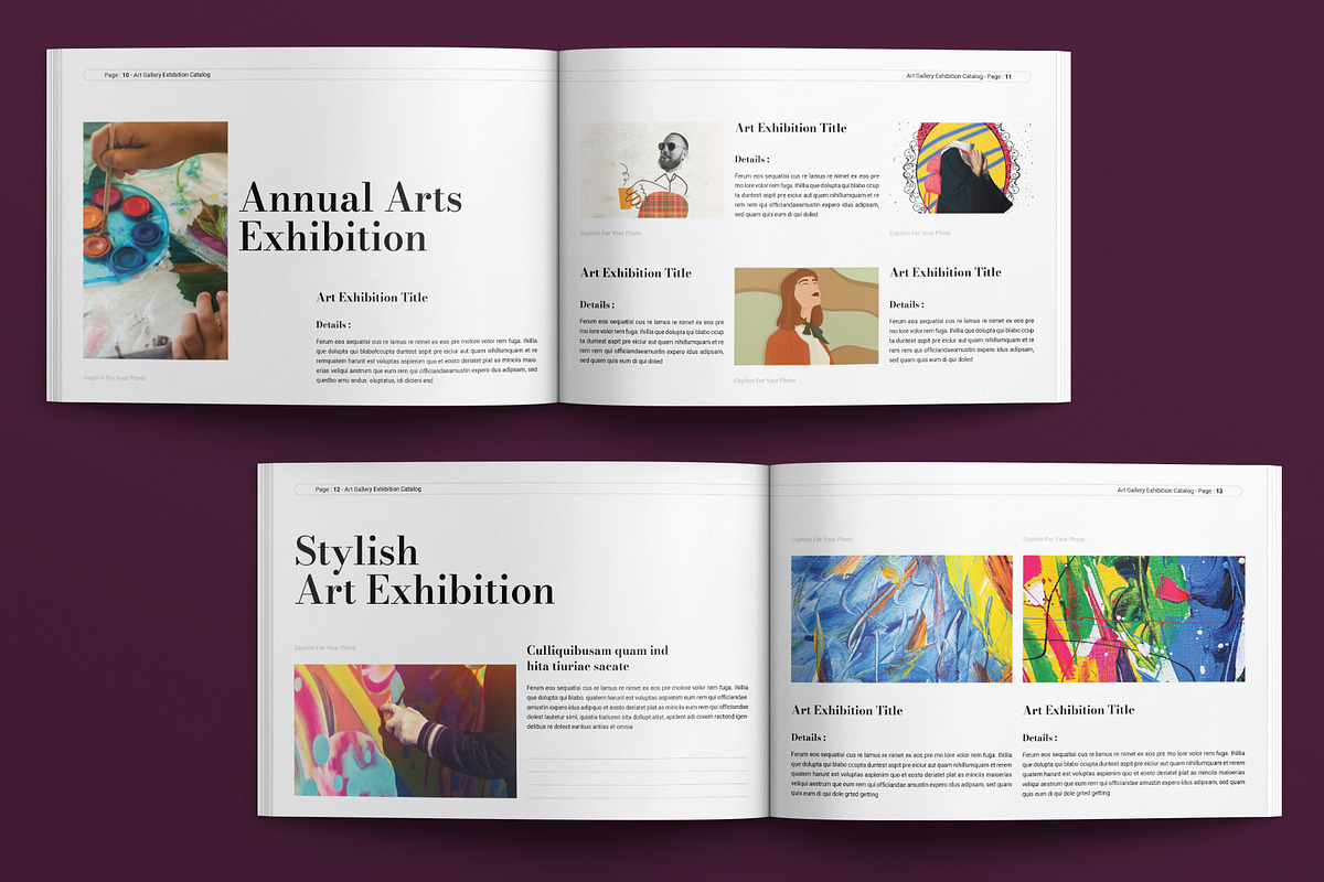 Art Gallery Exhibition Catalog preview 5