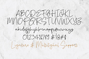 Maurichia, a Script Font by Pustudio (Thumbnail 9 of 9)