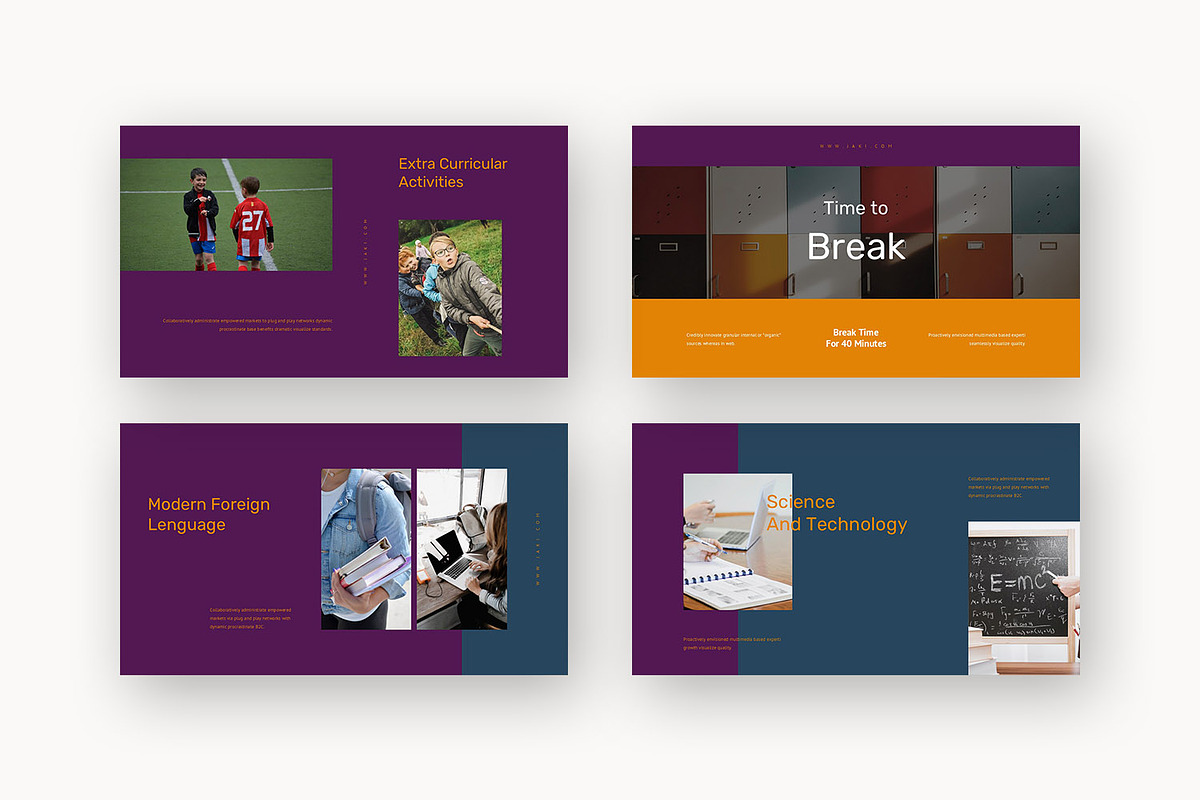 Jaki : School Profile Powerpoint, a Presentation Template by Punkl Camp (Photo 10 of 16)
