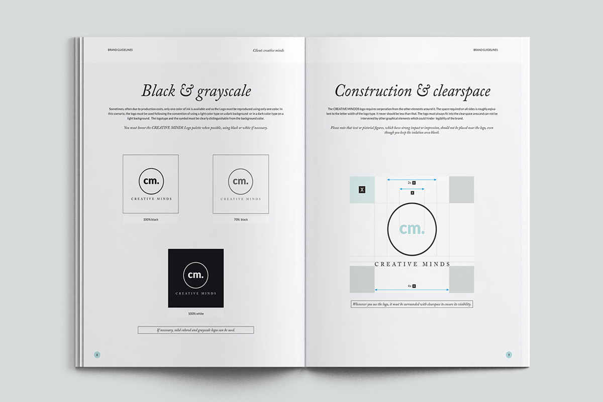 Brand Guidelines - 2 formats, a Brochure Template by Imagination Area (Photo 3 of 8)