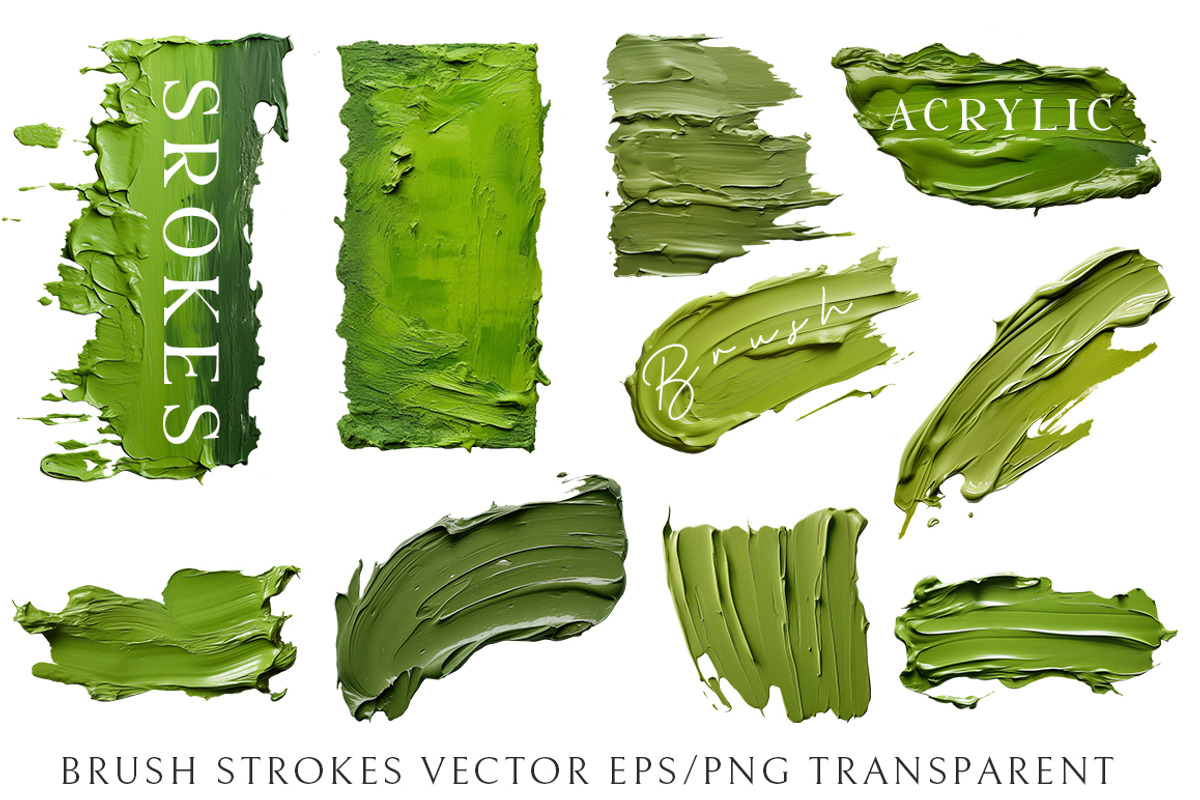 Acrylic Brush Strokes, an Object Graphic by Evgeniia (Photo 6 of 10)