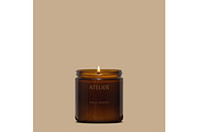 Amber Candle Jar Mockup, a Cups & Container Mockup by Copal (Thumbnail 8 of 13)