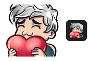 12 Blonde Hair Chibi Boy Emotes, an Illustration by Custom Fonts & Patterns (Thumbnail 5 of 12)