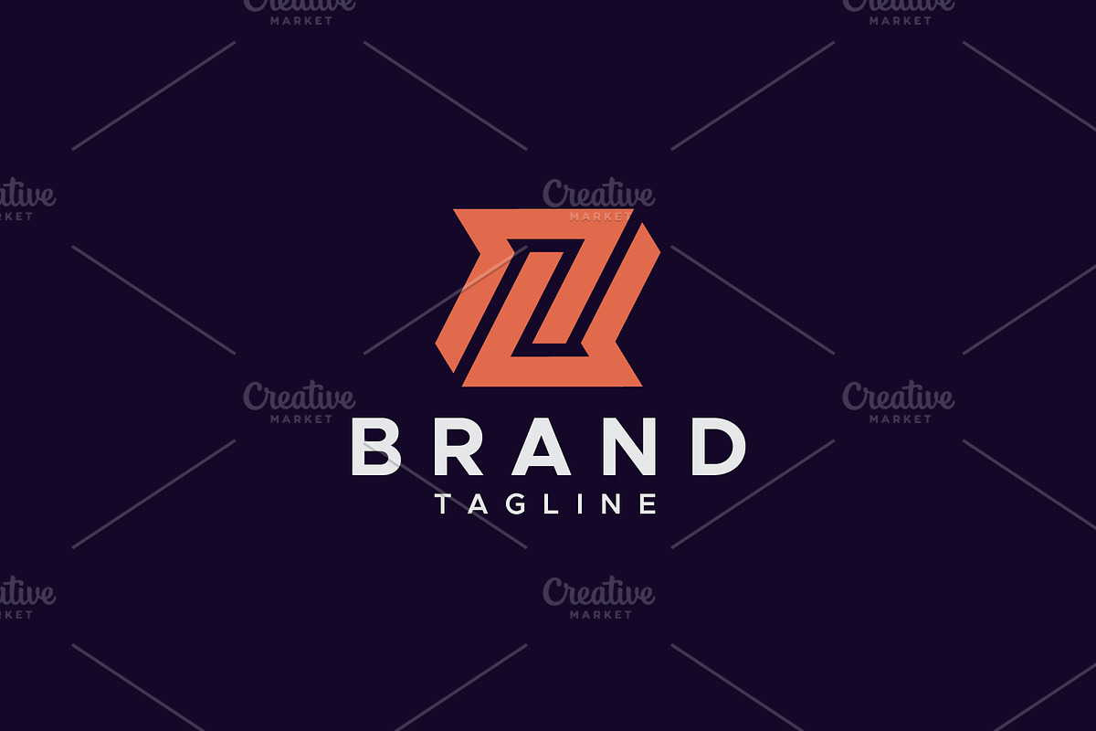 R or RR letter flat logo design, a Branding & Logo Template by Amadul11 (Photo 1 of 4)