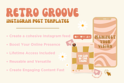 Retro Quotes Instagram Templates, a Templates & Theme by Hell Yeah Designs (Thumbnail 4 of 6)