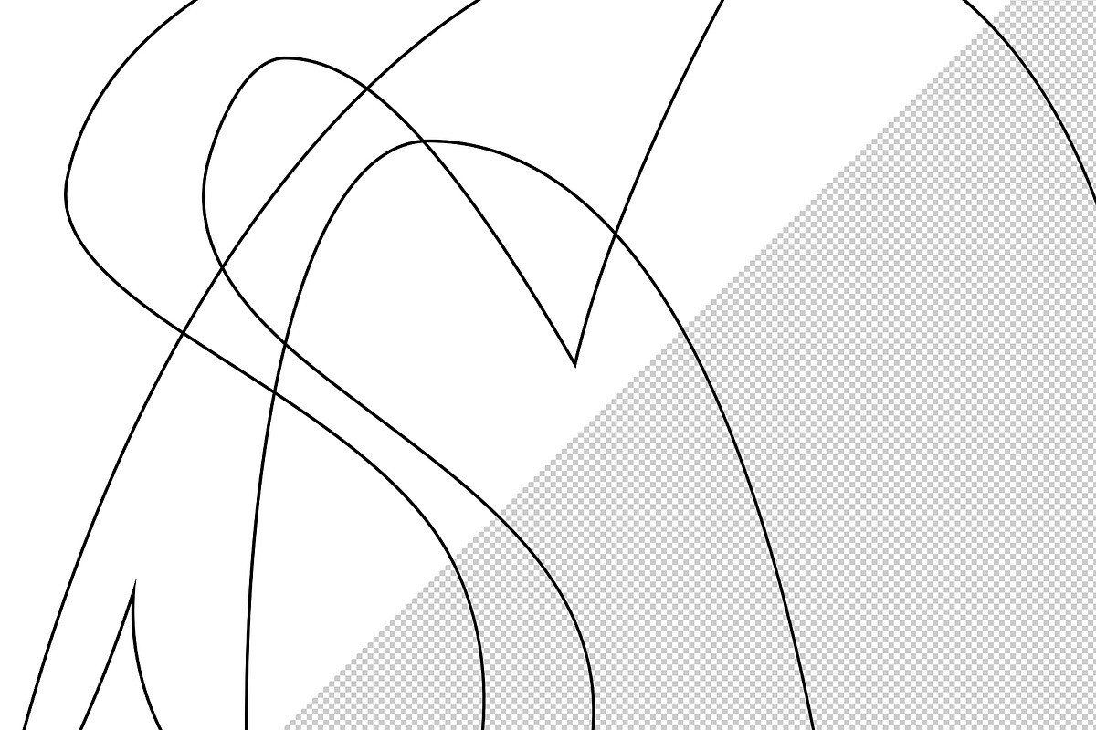 Contour edgy vector illustration, a Texture Graphic by Oleg and Katja (Photo 18 of 26)