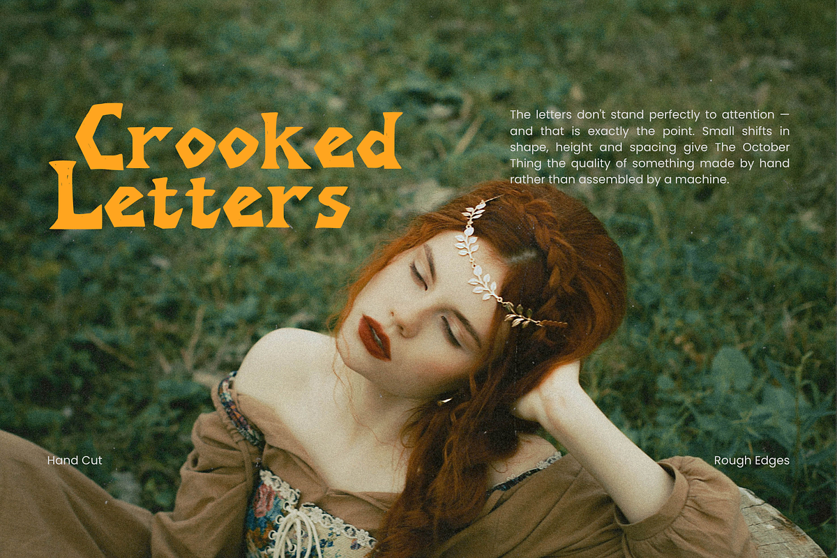 October Thing - Folk Display Serif, a Serif Font by foxsong (Photo 2 of 6)