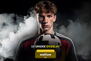 Smoke png clipart overlays, a Layer Style Add-On by Walllow Creatives (Thumbnail 6 of 6)