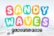 Sandy Waves – Playful Kids, a Script Font by Limited.studio (Thumbnail 1 of 7)
