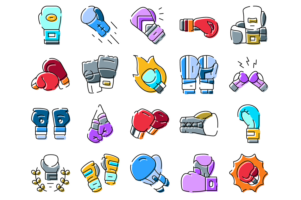 Boxing gloves fighting and training, an Object Graphic by pikepicture (Photo 2 of 3)